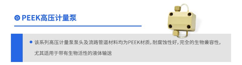 PEEK高壓計(jì)量泵